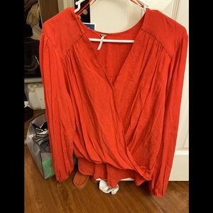 Free people high low tunic top medium